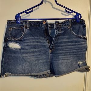 Jean shorts size 17